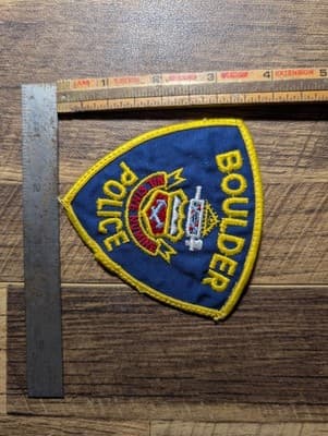 Vintage Boulder Colorado Police Department Patch - CO Law Enforcement - 4.5" - Thumbnail 3