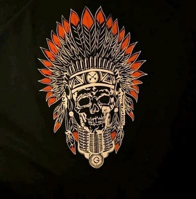 Goons Gear War Chief Skull Pullover Hoodie Men's XL - Heavyweight - Premium - Image 1