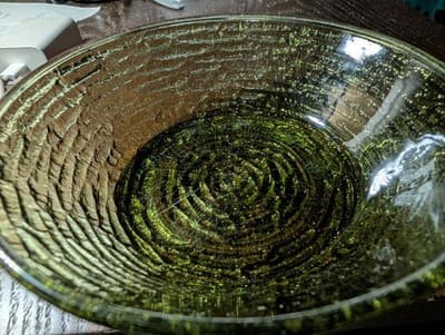 Vintage Anchor Hocking Soreno Avocado Green Salad Cereal Soup Bowls Set of 3 - Thumbnail 3