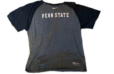 Nike Penn State Nittany Lions T-Shirt Men's XXL Blue Heathered Training Tee PSU - Image 1