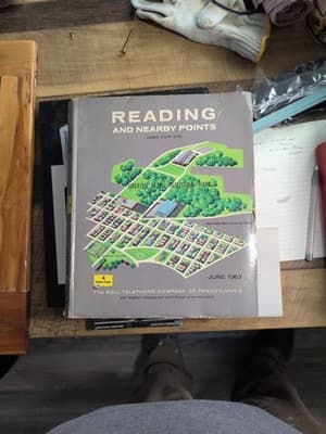Vintage 1963 Phone Book - Reading and Nearby Points - Bell Telephone Company - Image 1