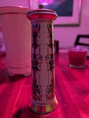 Vintage Lenox Lido Porcelain Salt & Pepper Shakers Set - Gold Trim - Thumbnail 2