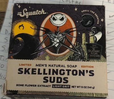 Dr. Squatch Nightmare Before Christmas Soap Set LIMITED EDITION NEW Sealed Rare - Thumbnail 3