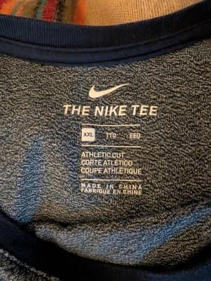 Nike Penn State Nittany Lions T-Shirt Men's XXL Blue Heathered Training Tee PSU - Thumbnail 2