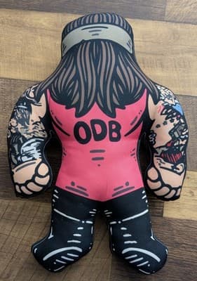 Signed ODB Wrestling Buddy Plush - One Dirty Bitch AEW WCW WWF - Thumbnail 2
