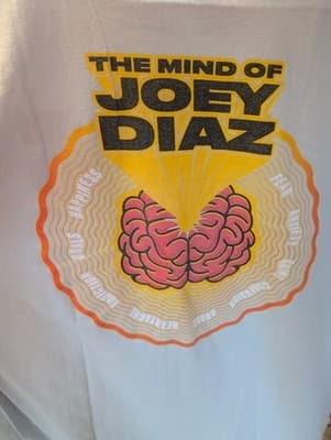 The Mind of Joey Diaz Long Sleeve T-Shirt 2XL Gildan Ultra Cotton Brain Graphic - Thumbnail 4