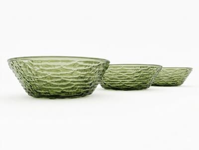 Vintage Anchor Hocking Soreno Avocado Green Salad Cereal Soup Bowls Set of 3 - Image 1