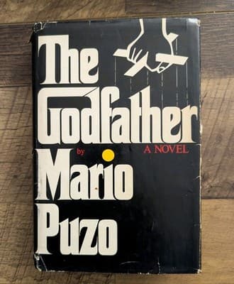 The Godfather by Mario Puzo 1969 Book Club Edition Hardcover w/ Dust Jacket - Image 1