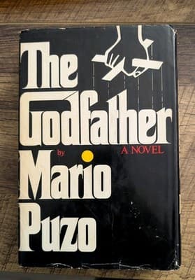 The Godfather by Mario Puzo 1969 Book Club Edition Hardcover w/ Dust Jacket - Thumbnail 7