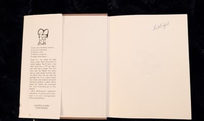 Where The Sidewalk Ends Shel Silverstein 1974 Hardcover Book W/ Dust Jacket Rare - Thumbnail 2