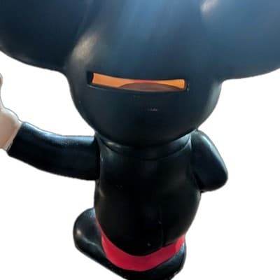 Vtg Mickey Mouse Bank - Walt Disney Productions - Made in Korea - Orange Tie - Thumbnail 2