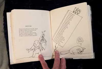 Falling Up Shel Silverstein 1996 Hardcover First Edition w/ Dust Jacket Vintage - Thumbnail 4