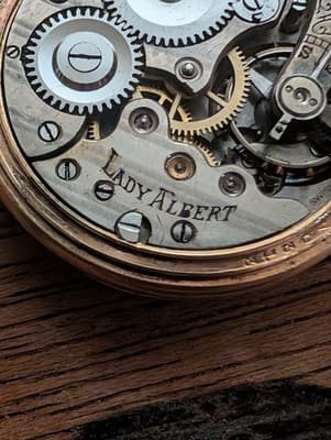 Antique Willemin Watch Case Company Solid 14K Gold Case 7 Jewel U.S. Assay - Thumbnail 5