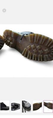 Dr. Martens Men's Size 12 Black Leather Lace-Up Boots - Worn Once! - Thumbnail 8