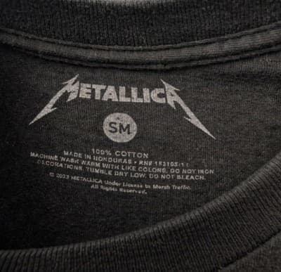 Metallica Band Tee - Epic Four Horsemen Skeletons T-Shirt - Small - Thumbnail 2