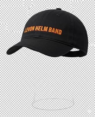 Levon Helm Band Hat Cap Woodstock NY The Band Midnight Ramble Black Adjustable - Image 1