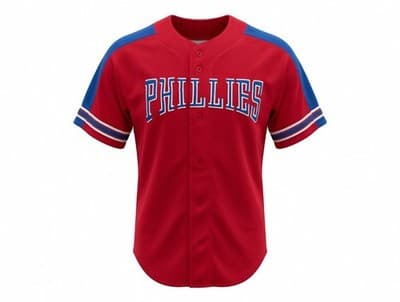 Vintage Scott Rolen Philadelphia Phillies #17 Red Jersey Majestic Large - Image 1