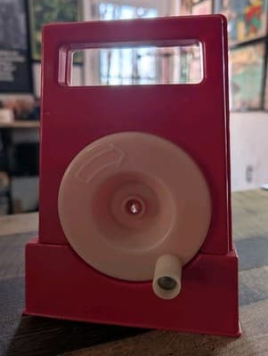 Vintage 1973 Evel Knievel Gyro Energizer - Ideal Toys Hollis NY - Original Red - Thumbnail 8