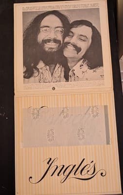 Cheech & Chong Big Bambú Vinyl LP 1972 with rolling paper RARE Vintage - Thumbnail 7