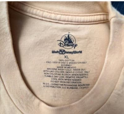 Retro 1982 Epcot Center Walt Disney World Tee Shirt Yellow XL - Thumbnail 2