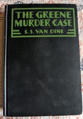 The Greene Murder Case S.S. Van Dine 1928 RARE Dust Jacket Philo Vance - Thumbnail 10