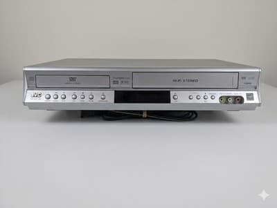 JVC HR-XVC19 DVD VCR Combo Player VHS Hi-Fi Stereo Progressive Scan - TESTED - Image 1