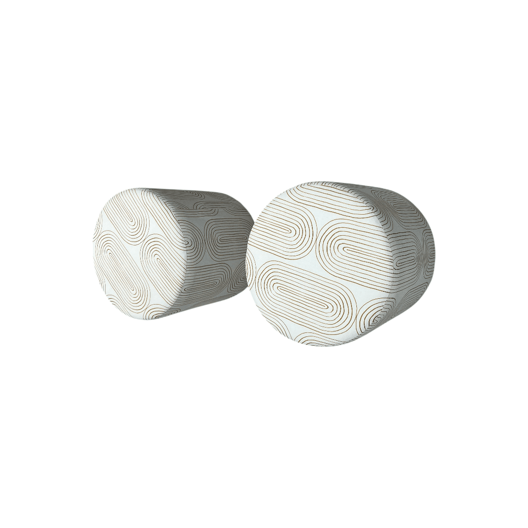 Skyline Furniture Round Thalia Ottoman Set of 2 - Thumbnail 13