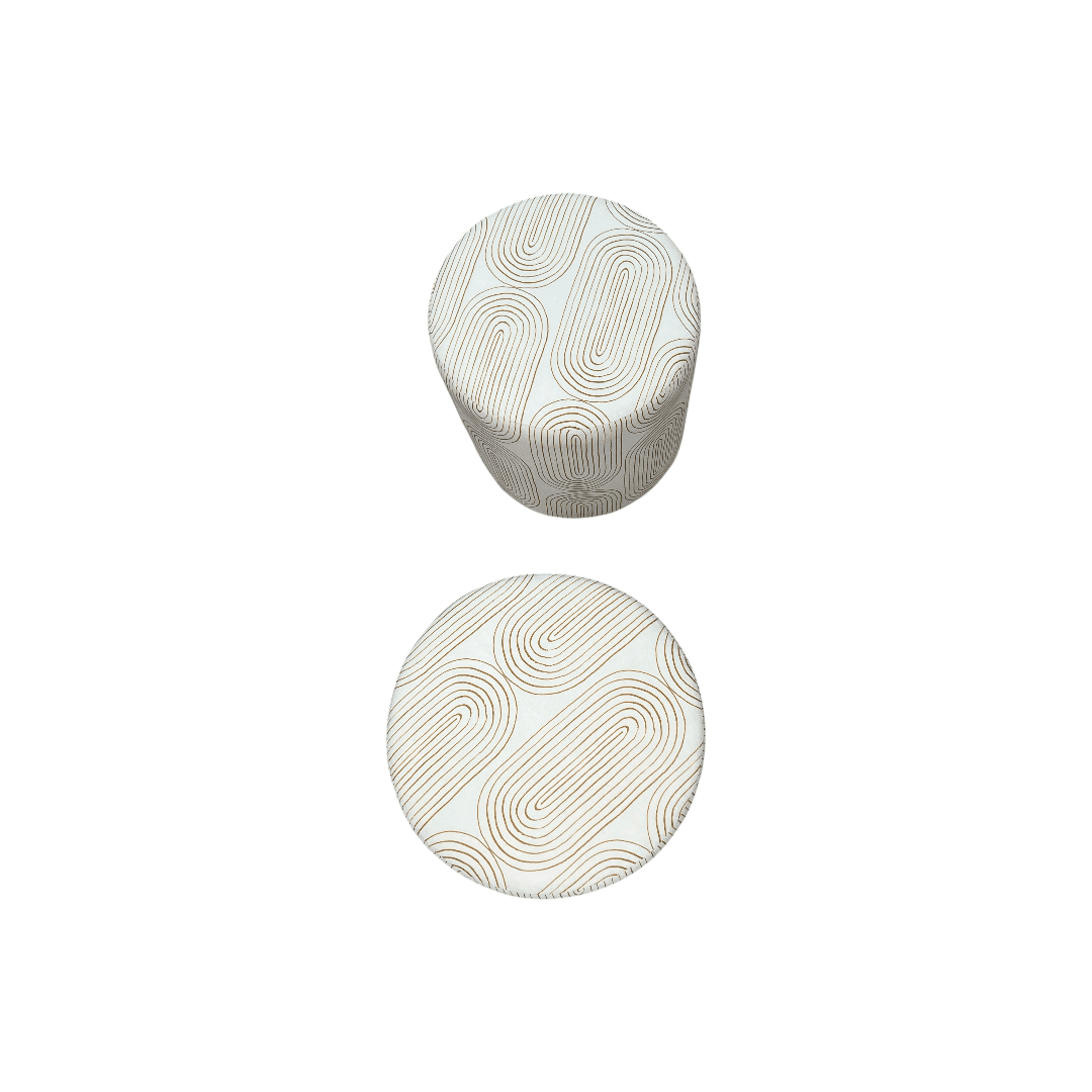Skyline Furniture Round Thalia Ottoman Set of 2 - Thumbnail 12