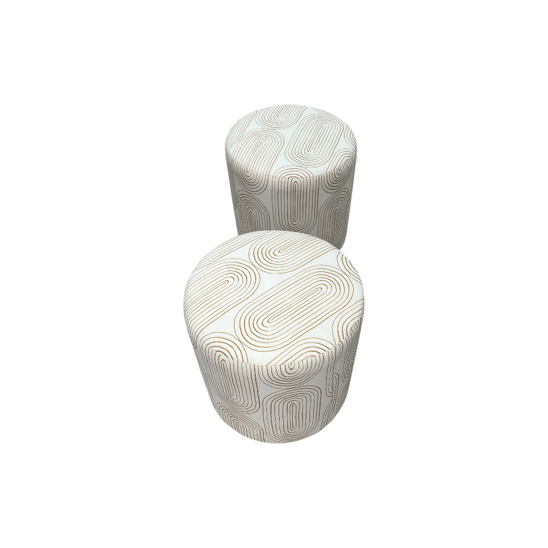 Skyline Furniture Round Thalia Ottoman Set of 2 - Thumbnail 11