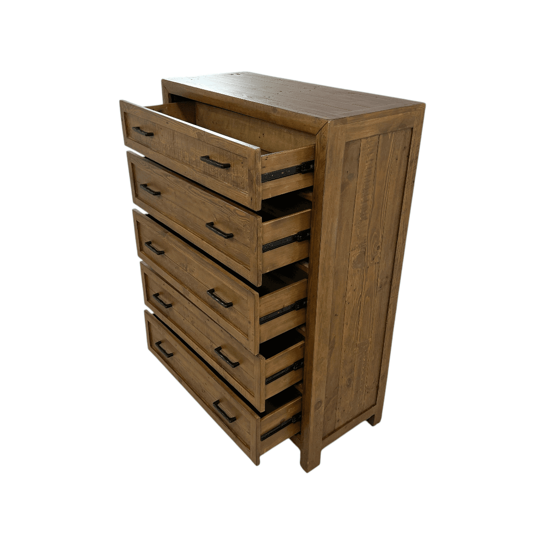 Three Posts Craigsville Solid Wood Drawer Dresser Set - Thumbnail 32