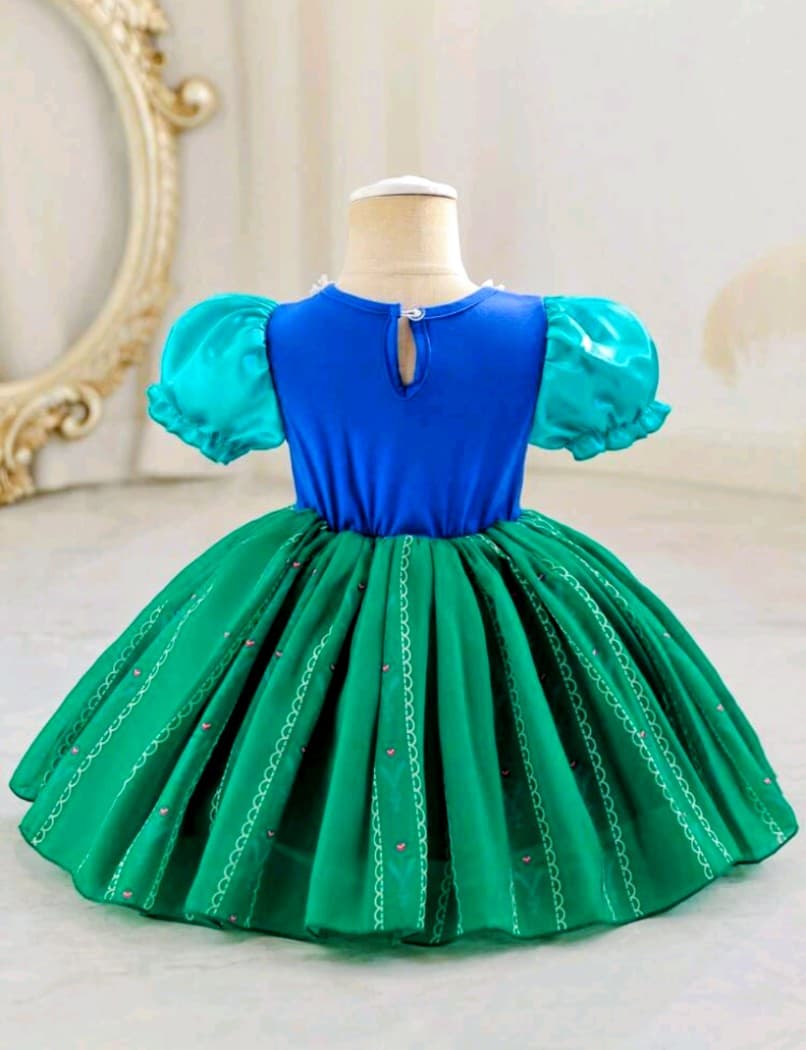 Green and Blue Princess Gown - Thumbnail 5