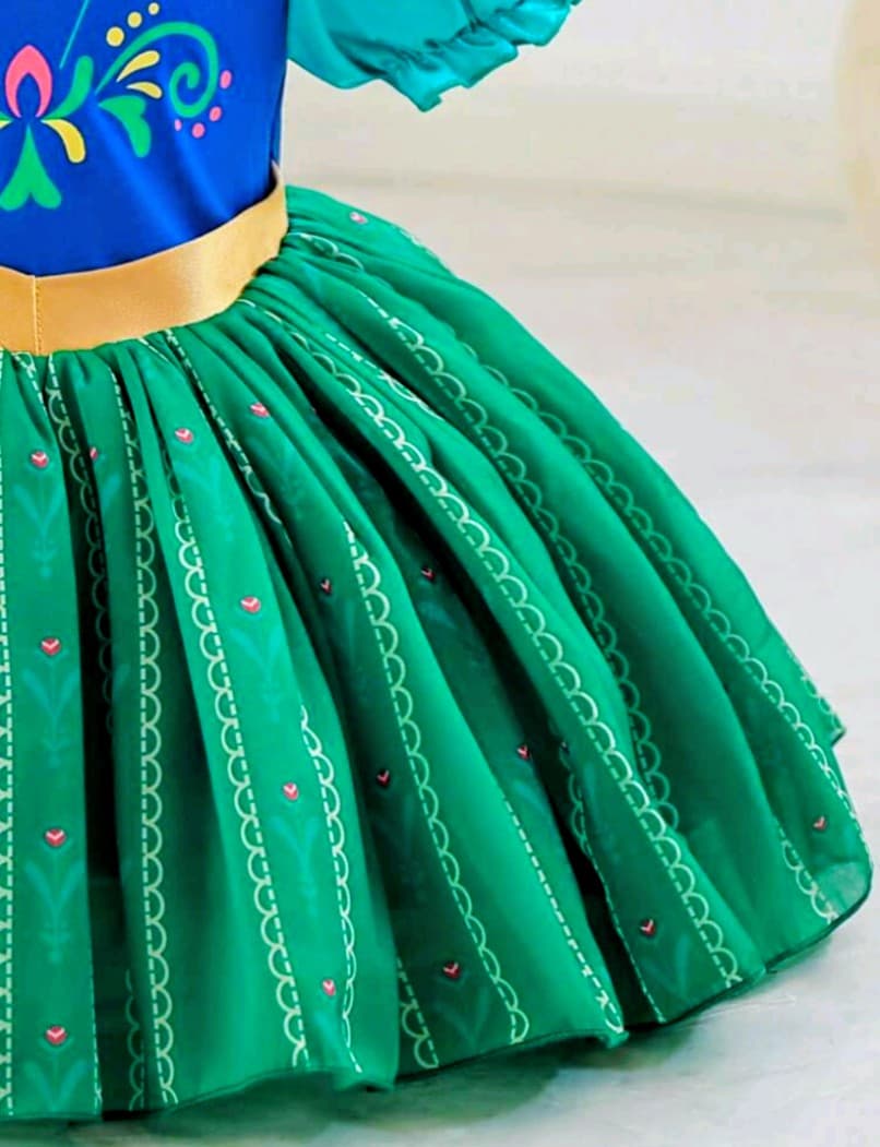 Green and Blue Princess Gown - Thumbnail 6