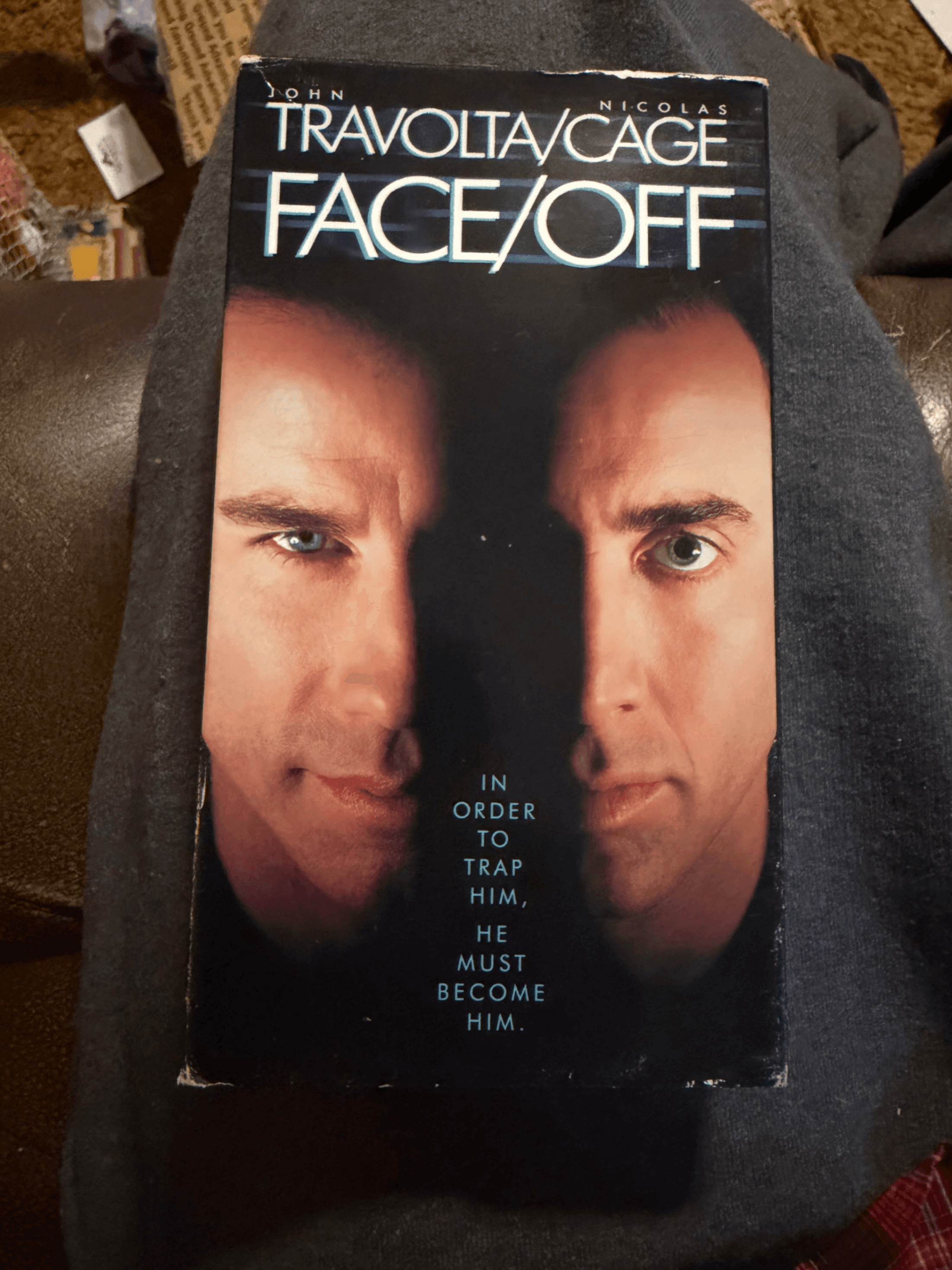 Face/Off VHS 1997 John Travolta Nicolas Cage Action Thriller - Image 1