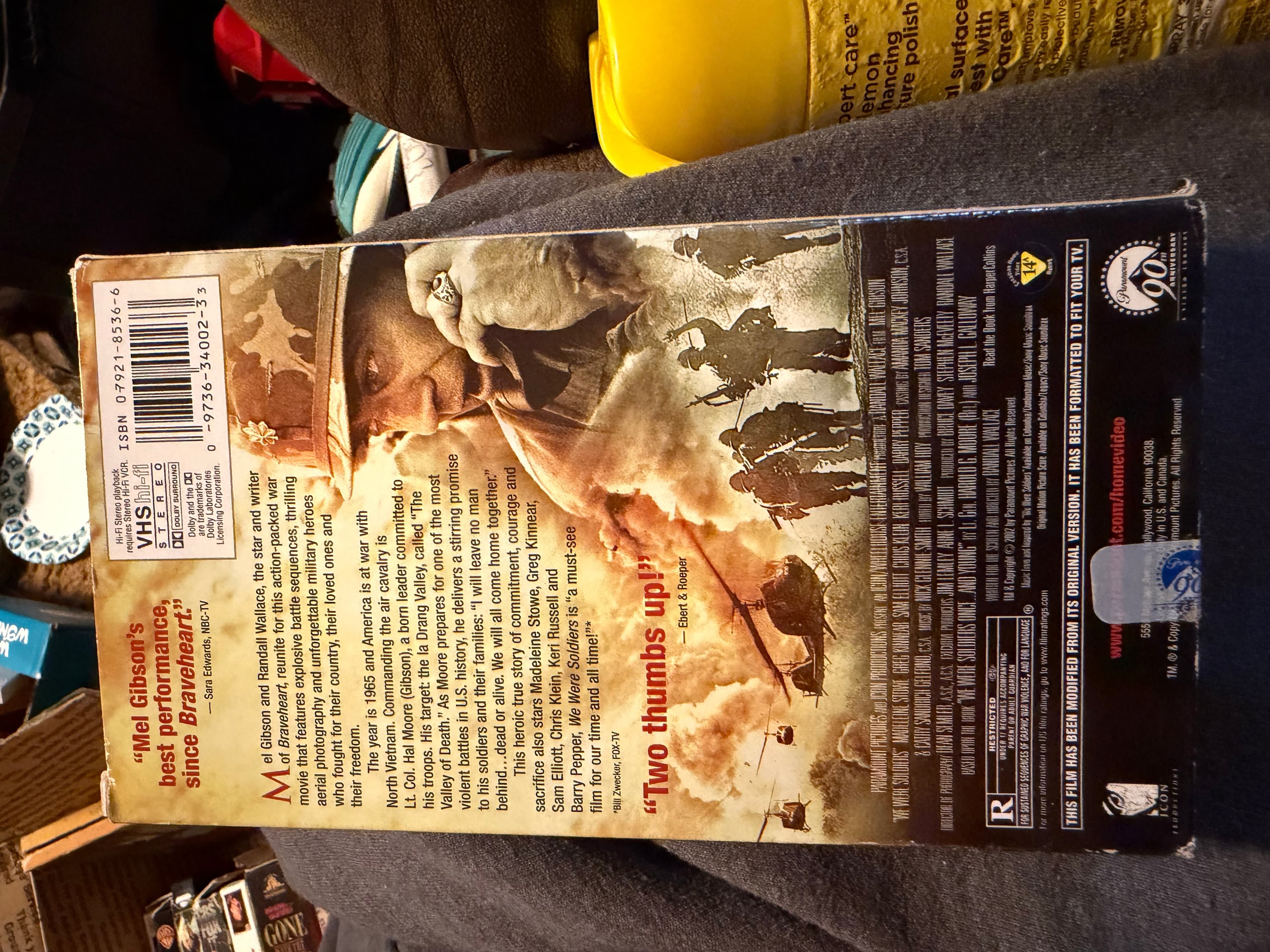 We Were Soldiers VHS 2002 Mel Gibson War Drama - Thumbnail 2