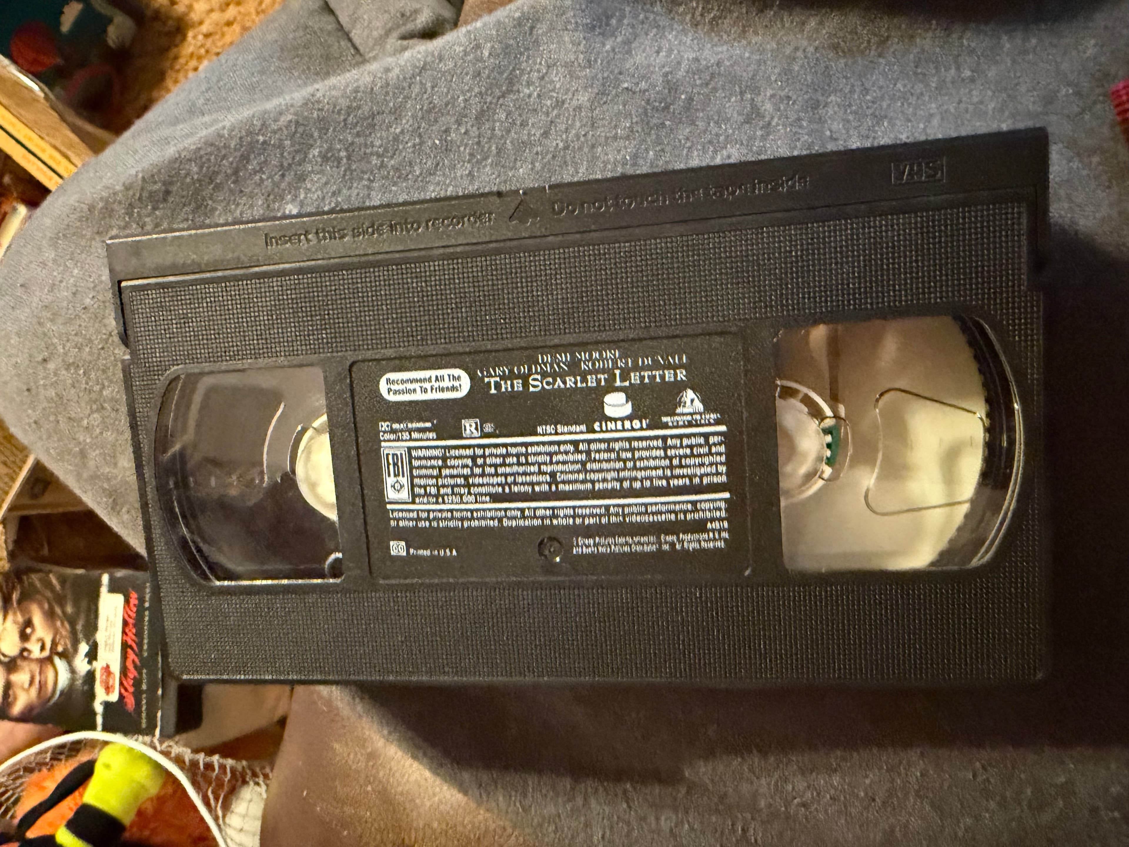 The Scarlet Letter VHS Demi Moore Gary Oldman 1995 Movie - Thumbnail 3