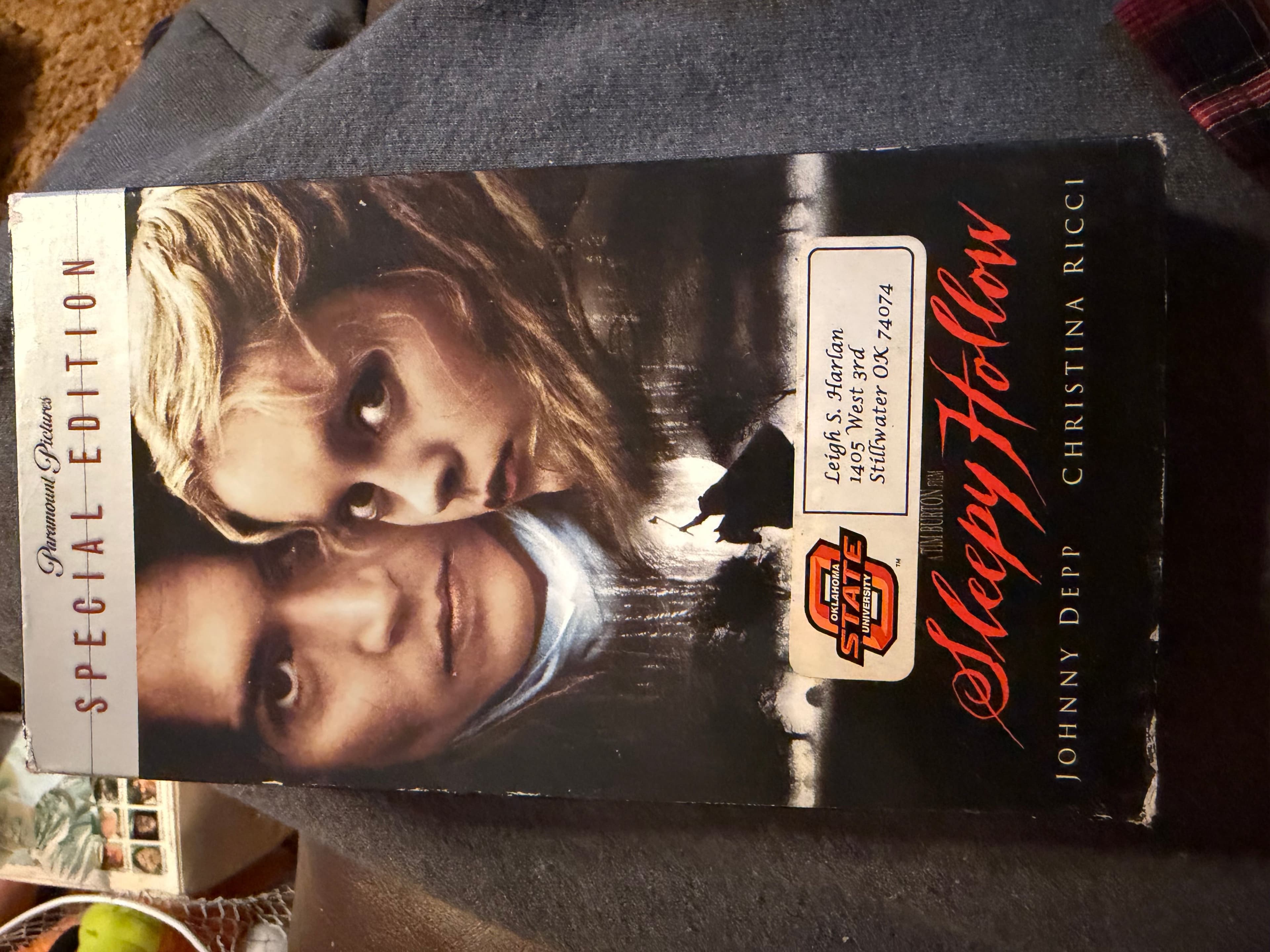 Paramount Sleepy Hollow Special Edition VHS 1999 Tim Burton Film - Image 1