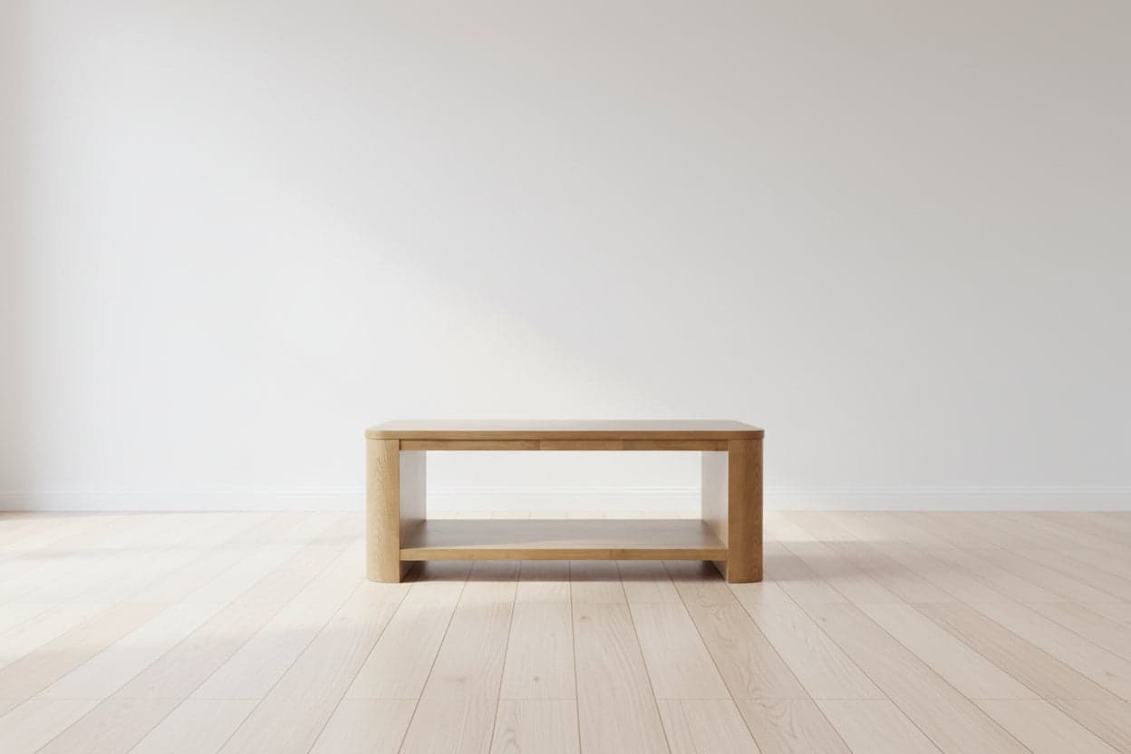 Bison Commerce Janzen Contemporary Modern 50" Rolling Coffee Table FFE-1433 - Image 1
