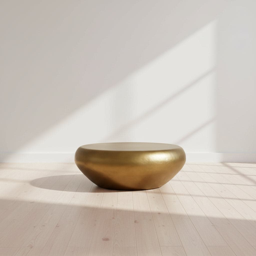Designers Home Bates Large Burnt Brass Coffee Table FFE-1391 - Image 1