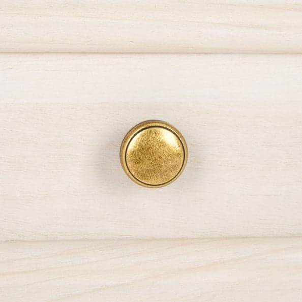 Pair (2) Safavieh Sondra 2 Drawer Nightstands - Bleached White / Gold FFE-1429 - Thumbnail 2