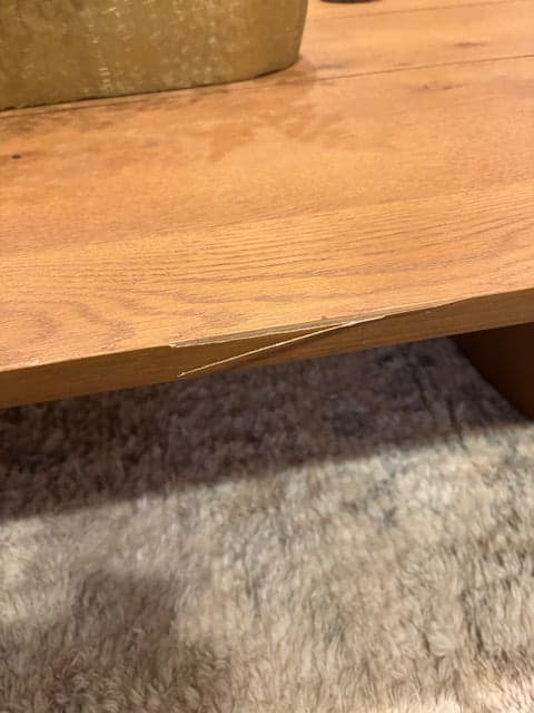 Lulu & Georgia Remwald Curved Bottom Oak Coffee Table FFE-1396 - Thumbnail 4