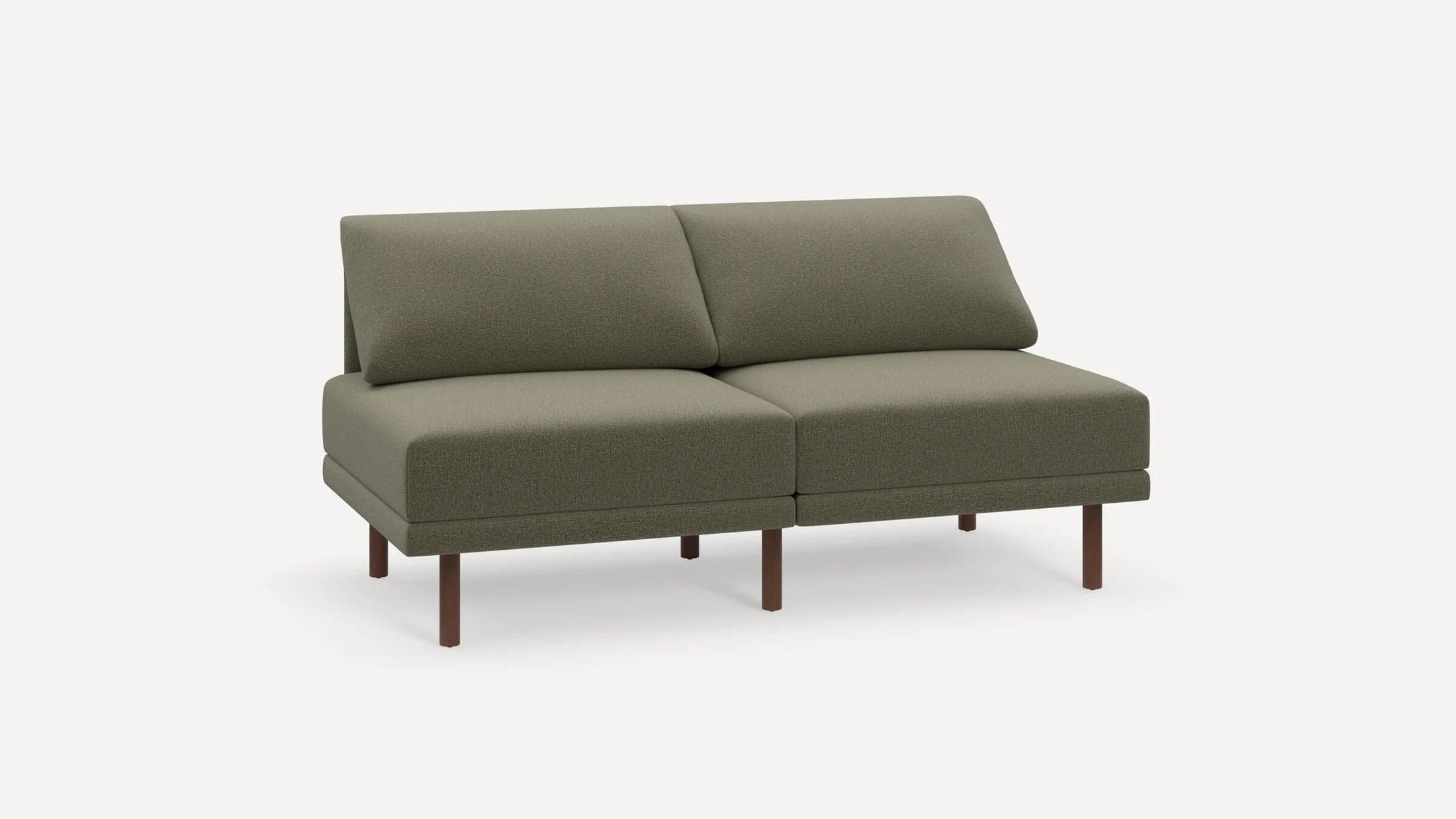 Burrow Range Moss Green 2 Pc Sofa Couch FFE-1385 - Thumbnail 2