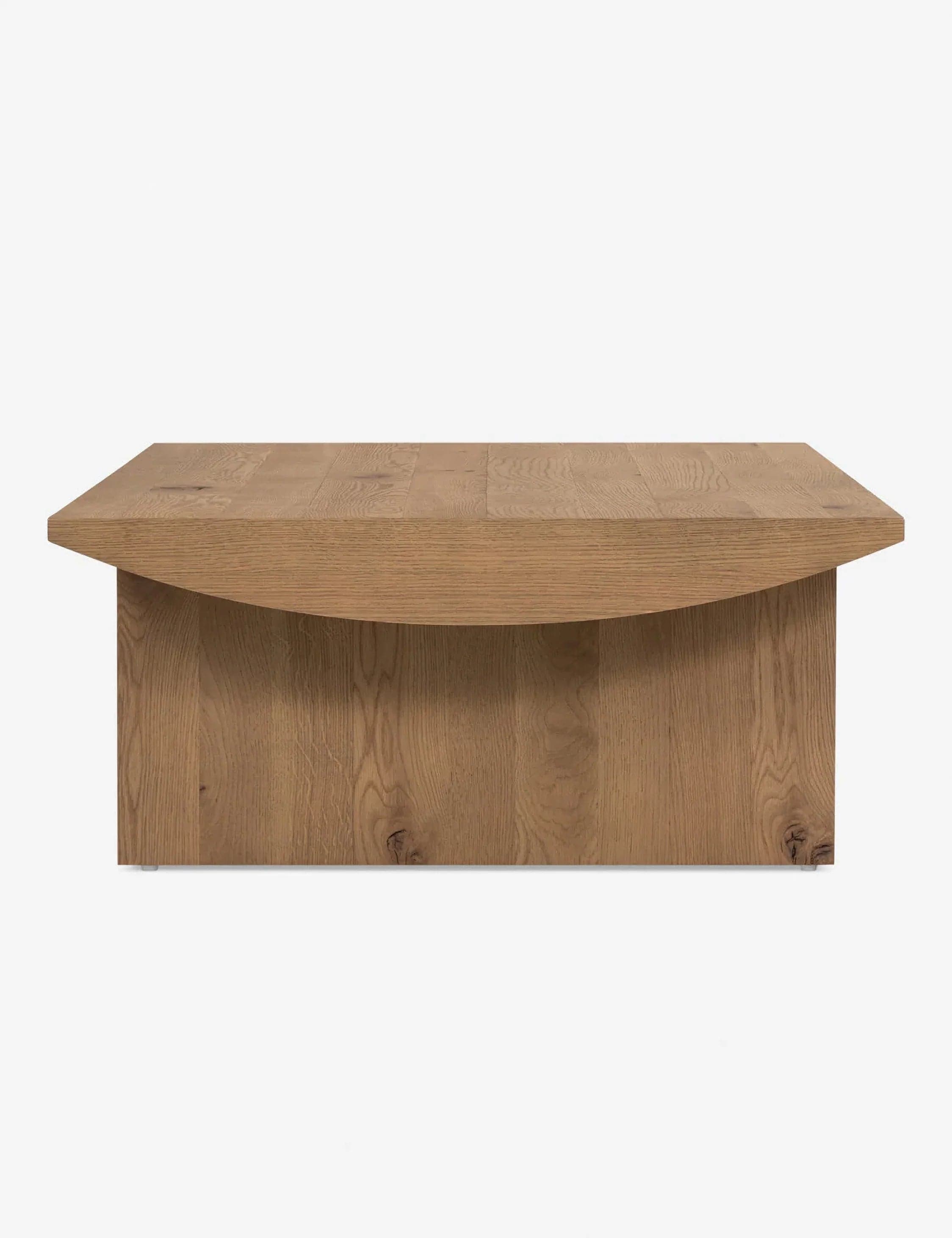 Lulu & Georgia Remwald Curved Bottom Oak Coffee Table FFE-1396 - Thumbnail 3