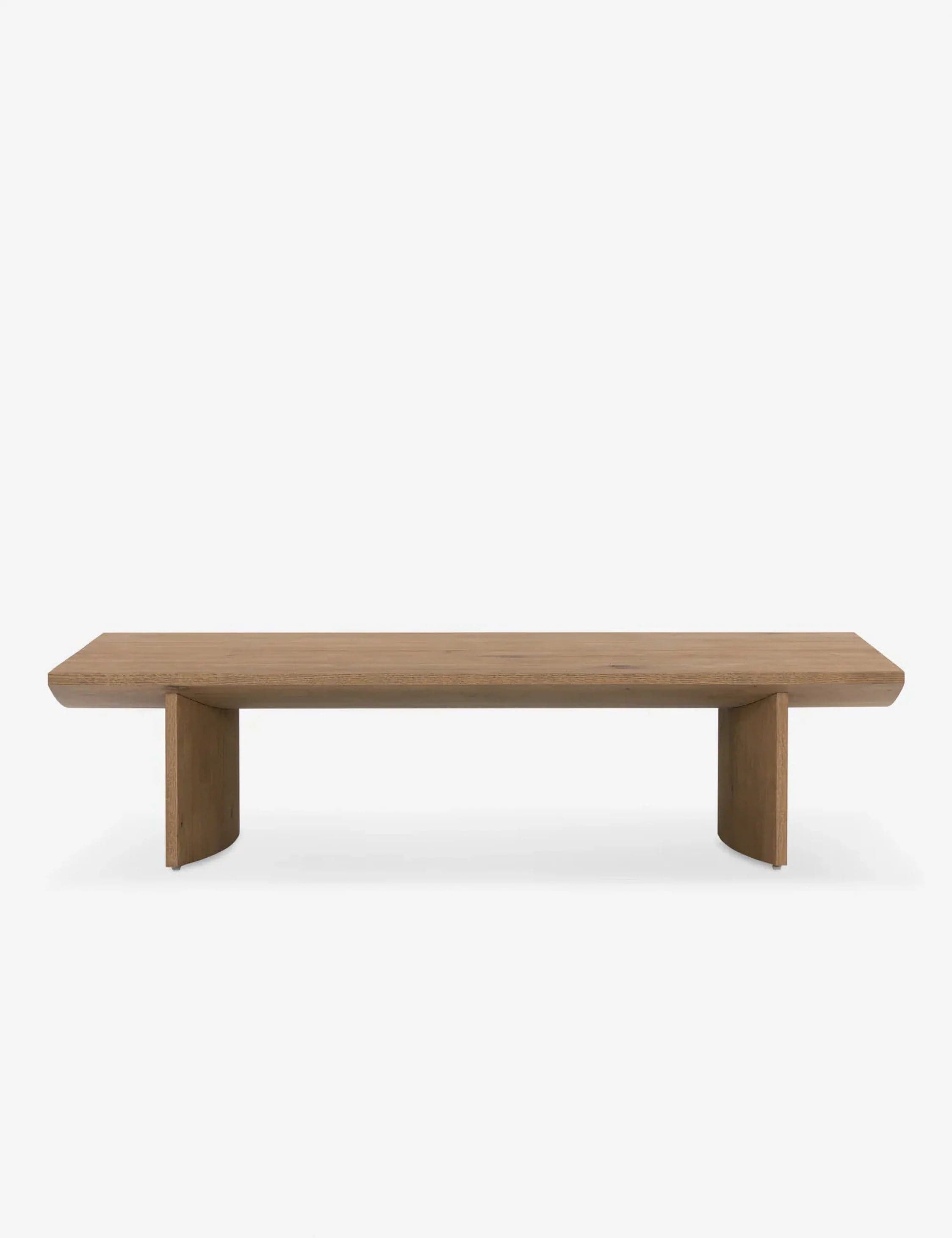 Lulu & Georgia Remwald Curved Bottom Oak Coffee Table FFE-1396 - Thumbnail 2