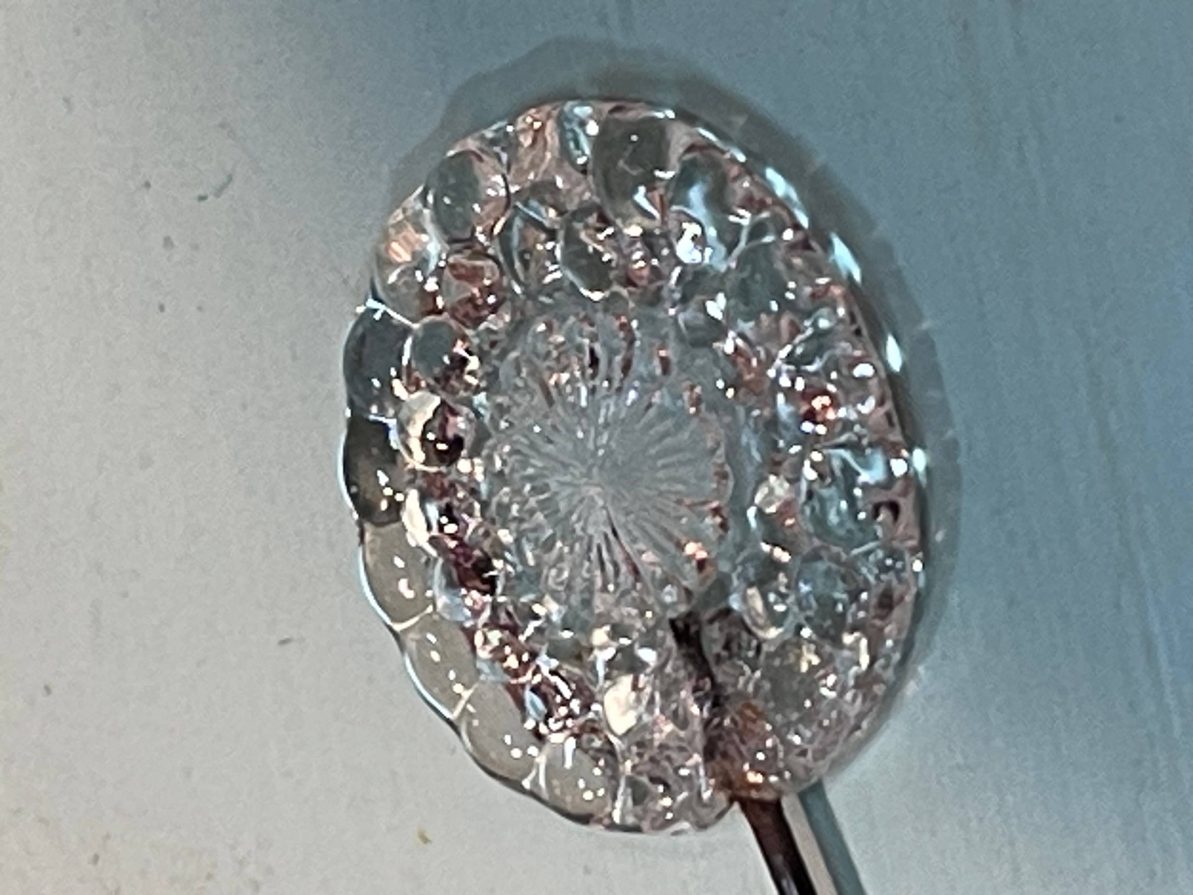 Antique Edwardian Pressed Glass Hat Pin - Thumbnail 9