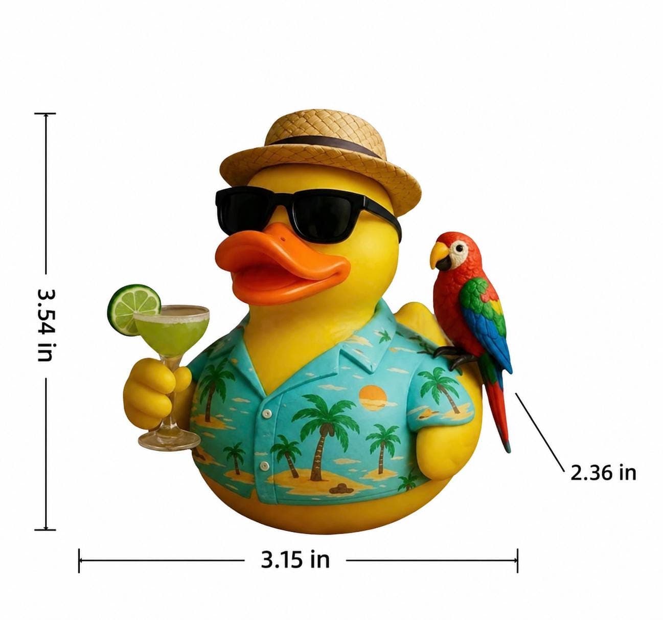 Margaritaville Duck | Tropical Cruise & Jeep Duck Gift - Thumbnail 2