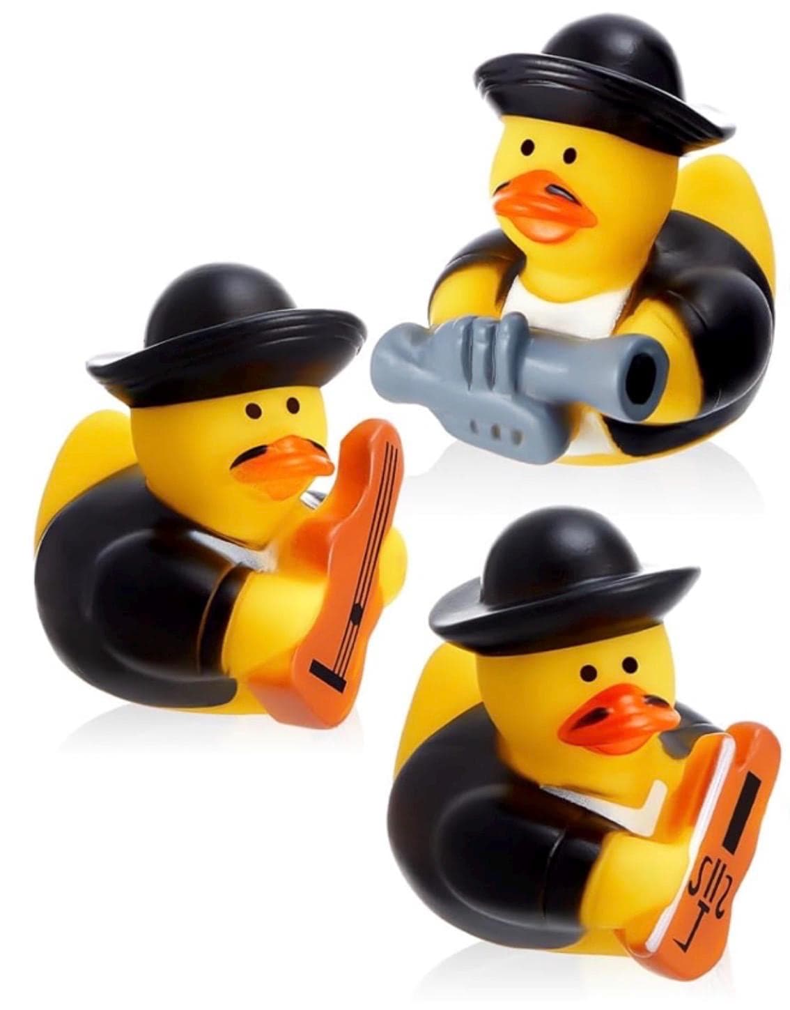 6pc Mariachi Band Rubber Ducks – 2” Fiesta Duck Set - Thumbnail 3
