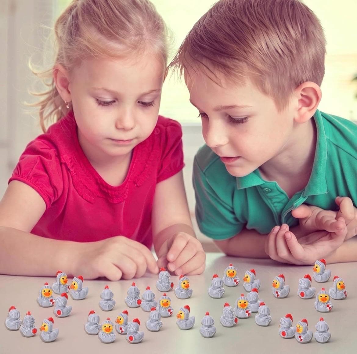 8pc Medieval Knight Mini Resin Ducks Set, Tiny Knight Duck Figures, Cruise Ducks, Jeep Ducks, Carnival Party Favors, Fantasy Duck Toys - Thumbnail 6