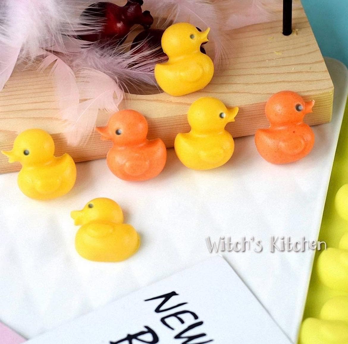 Mini Rubber Duck Silicone Mold | Candy, Chocolate, Fondant, Soap Tray - Thumbnail 6