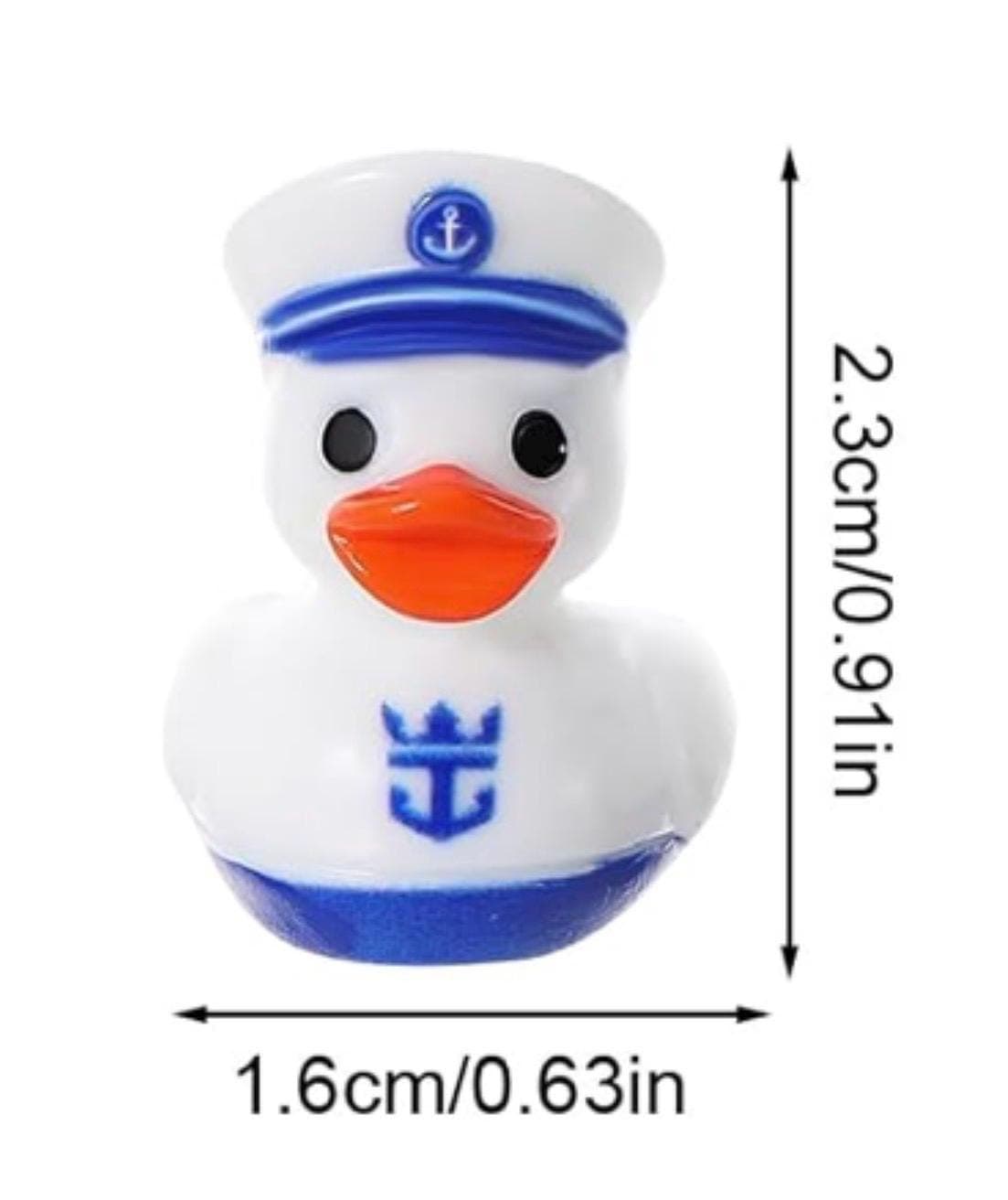 Set of 5 Mini Resin Sailor Ducks – Royal Caribbean Inspired Cruise Game - Thumbnail 2