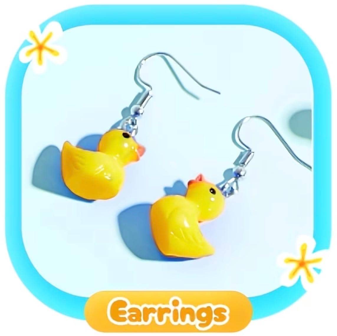 10pc Mini Resin Duck Charms for Jewelry Making, Random Color Duck Pendants, DIY Bracelet Necklace Earring Accessories, Cute Tiny Duck Craft - Thumbnail 2